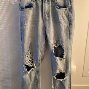 Nasty Gal Ripped Jeans
